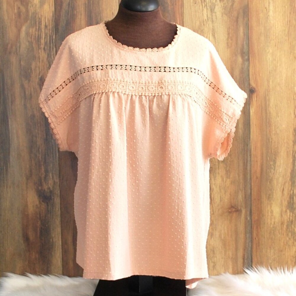 Indie & Co XXL Women's Tank Blouse Top Blush Elodie XXL